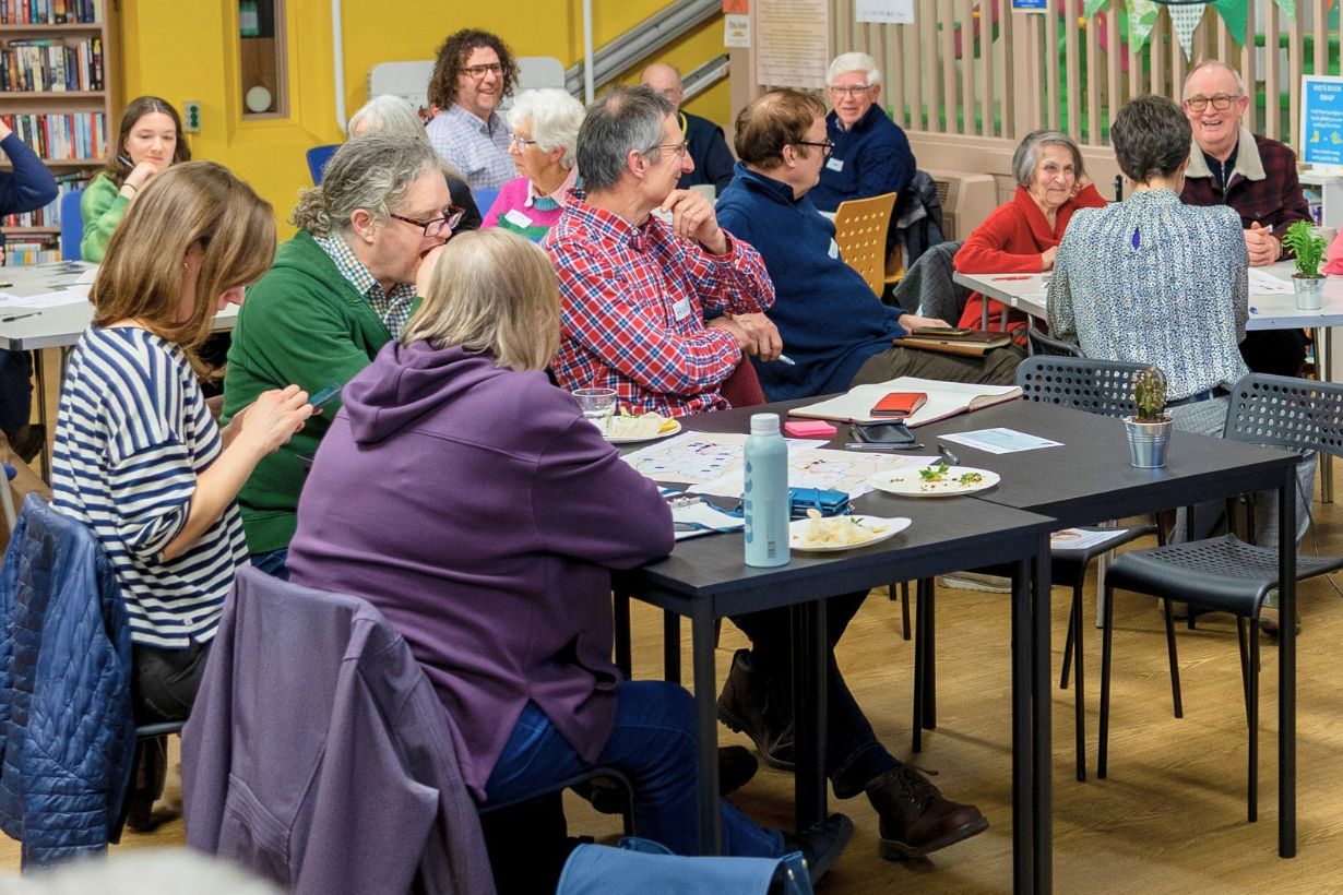 Residents taking part in a Community Energy Network workshop.