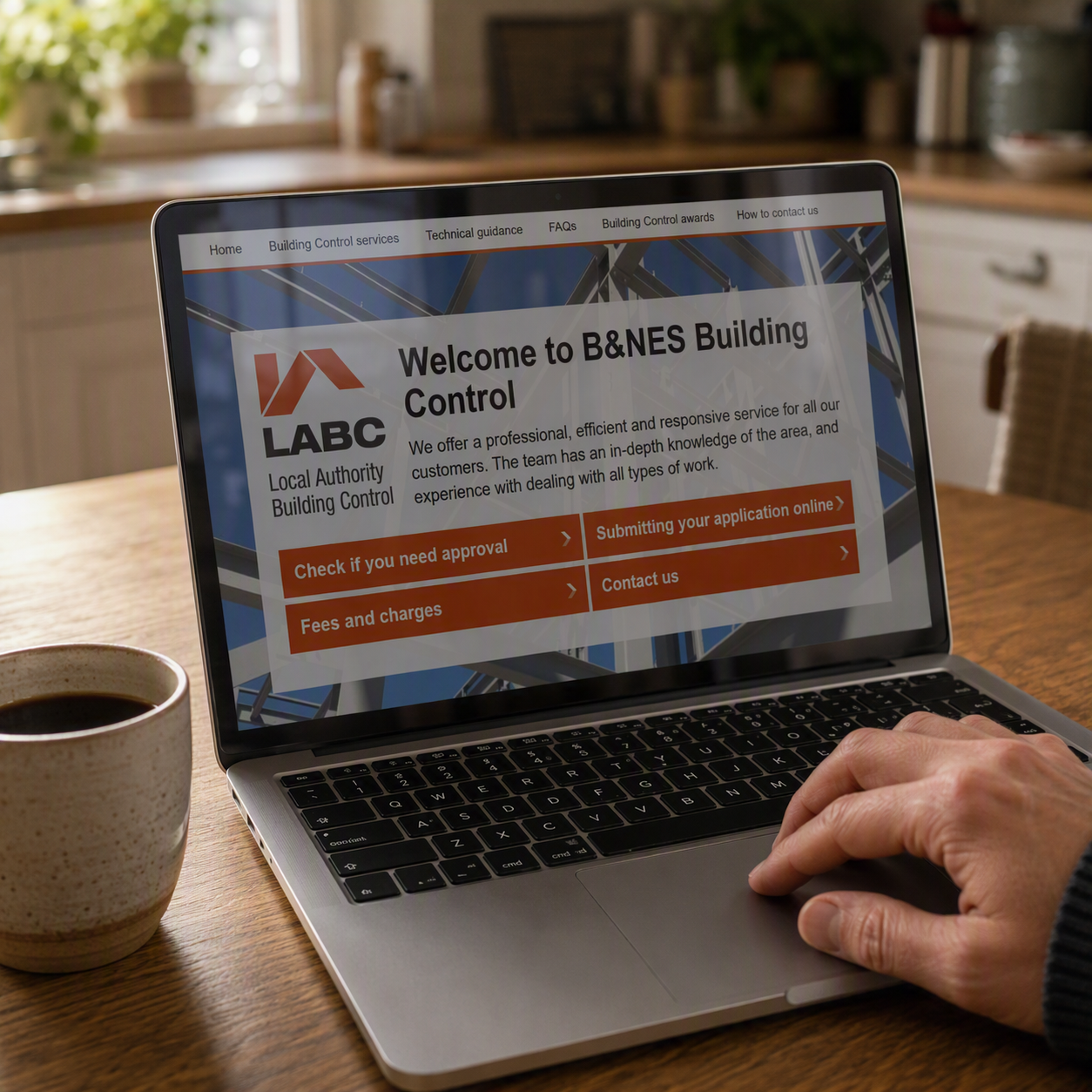 Finding out about Building Control regulations on the B&NES website
