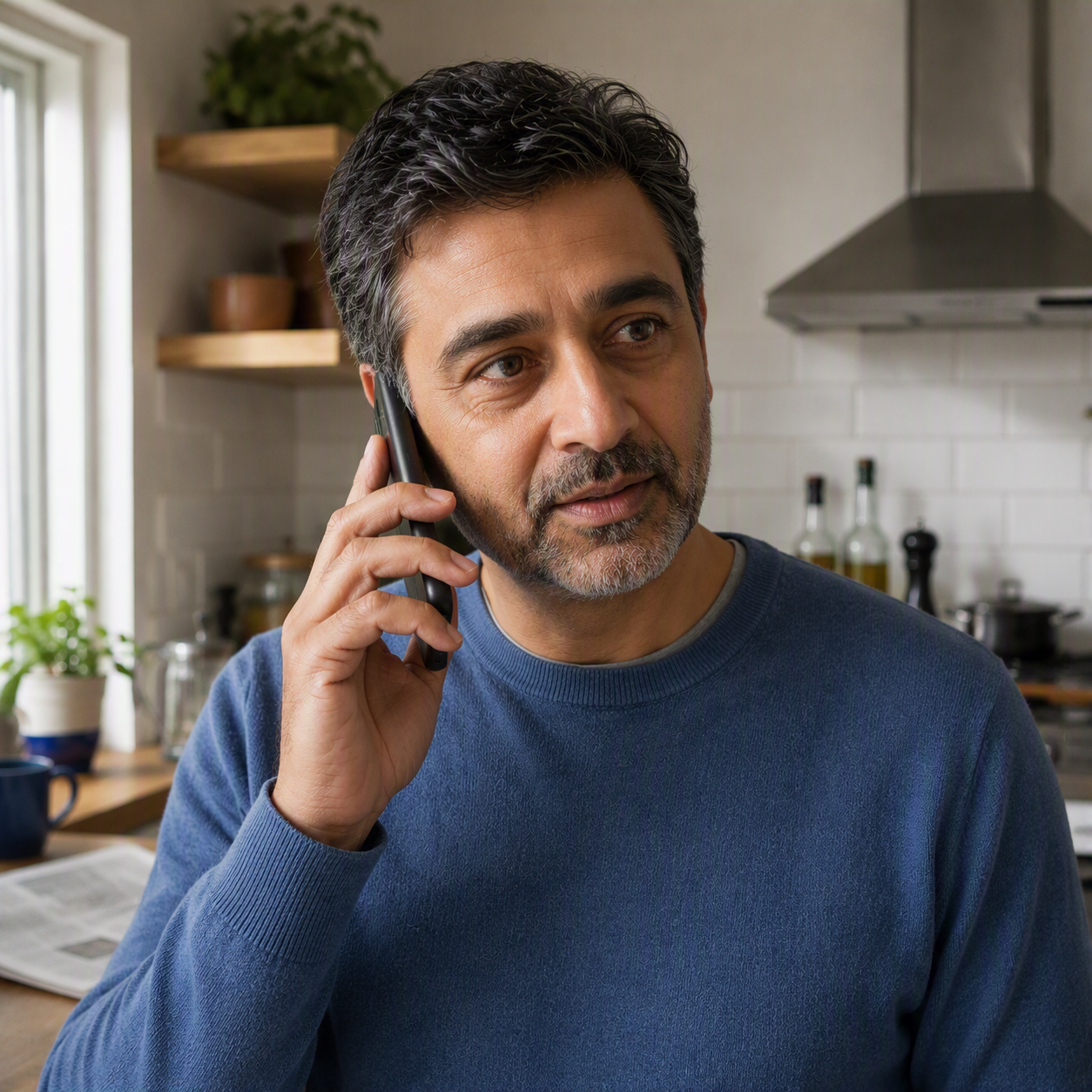 Man on telephone 