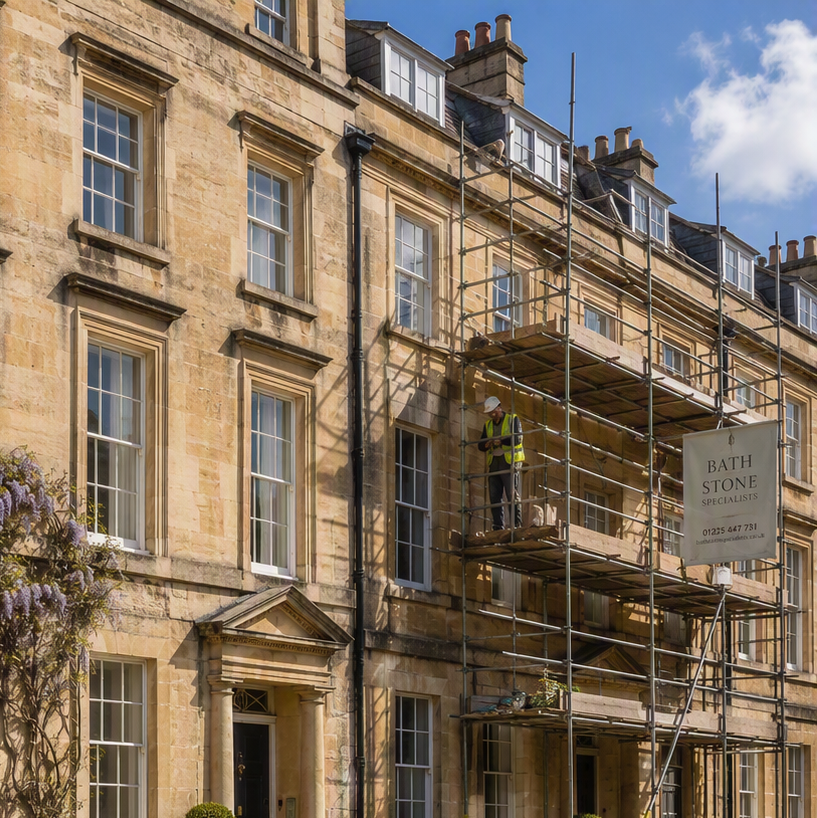 Bath listed building facade renovation